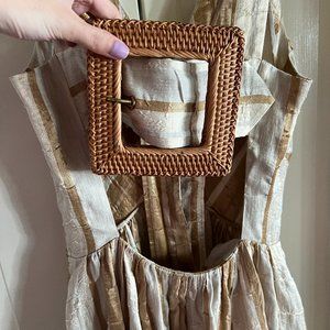 Cult Gaia Buckle Maxi Dress